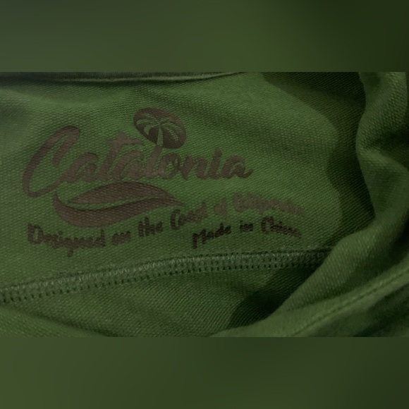 NWT, Catalina Oversized Kangaroo Pocket Batwing Hoodie in Green, Sz One Size - Picture 9 of 12